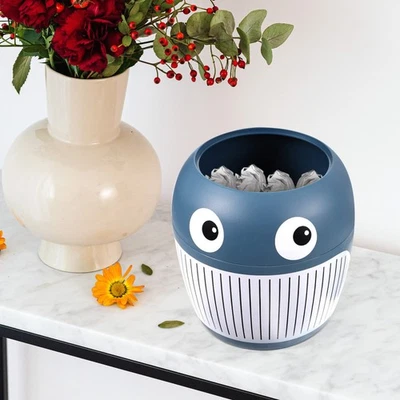  Kleiner Mülleimer mit Deckel, Tisch-Mülleimer, Arbeitsplatten-Mülleimer, - Bild 1 von 4