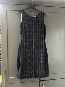 JENNY PACKHAM No.1 Black Beaded Dress, size 18 - Worn Once - Picture 1 of 7