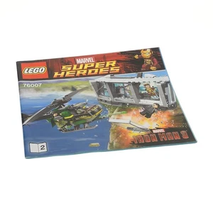1x Lego Bauanleitung Heft 2 Marvel Iron Man Malibu Mansion Attack 76007 - Bild 1 von 1