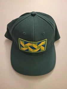 Mollusk California Hat Cap Adjustable Green Yellow Graphic Patch New Brim Cool - Picture 1 of 7