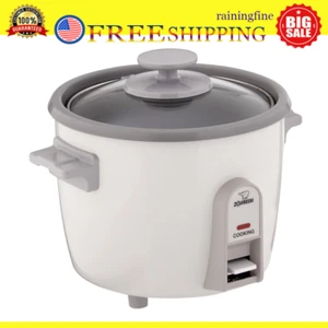3-Cup Electric Rice Cooker Nonstick Inner Pot W/ Glass Lid & Knob Kitchen NEW - Picture 1 of 5