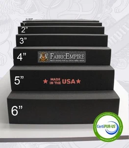 30"x82" Firm Rubber Foam Sheet Premium Seats Cushion Upholstery USA MADE - NF33 - Picture 1 of 11