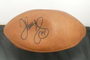 Thurman Thomas Firmado Juego Usado Super Bowl XXVII Fútbol con Certificado de Autenticidad JSA - Imagen 1 de 5