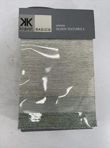 KRAVET Basics Window Silken Textures II Upholstery Fabric Sample Book #1841 - Picture 1 of 9