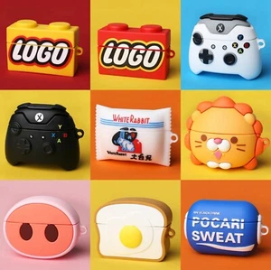 AirPods Niedliche Cartoon Silikon Hülle 3D Cover Skin Schutz für Apple AirPod Pro - Bild 1 von 17