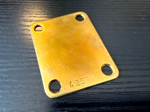 NOS Schecter Van Nuys Brass neck plate Obe Estate #2 - Picture 1 of 4