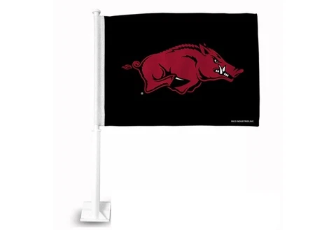 Arkansas Razorbacks Car Flag Cover