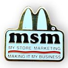 McDonald's Vintage Lapel Pin MSM My Store Marketing 