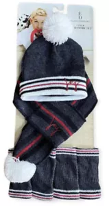 Ellen DeGeneres Gray Red & White Hat, 4 Leg Warmers-Neck Warmer Puppy/Dog small - Picture 1 of 1