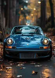 PORSCHE 911 CLÁSICO DE LUJO VINTAGE DEPORTIVO ALEMÁN - 4x6 foto impresa brillante - Imagen 1 de 1