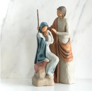 THE HOLY FAMILY WILLOW TREE NATIVITY FIGURINE BY SUSAN LORDI NEW DEMDACO 26290 - Picture 1 of 10