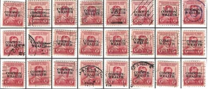 Philippines - Scott #411 - 24 Stamp - Jose Rizal Commonwealth Overprint 1936 (s) - Picture 1 of 1