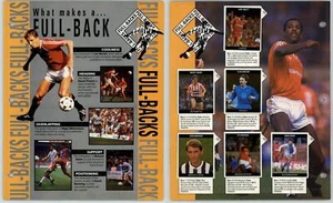 F1 - F6 Full Backs - Orbis Football Collection 1990-91 Complete Sticker Page - Picture 1 of 1