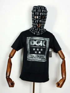 DGK Skateboards T-Shirt Tee Dead President Black Dans S Dirty Ghetto Kids - Foto 1 di 1
