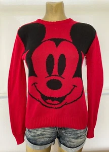 NWT DISNEY Classic MICKEY MOUSE PULLOVER SWEATER S - Picture 1 of 9