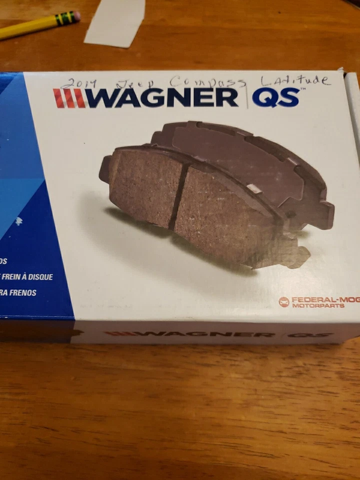 Juego de pastillas de freno de disco - Pastillas de freno de disco de servicio severo Wagner se adapta a Jeep Compass 17-21 Foto 1 de 2