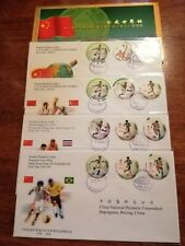 China Commemorative Cover - World Cup 2002 (4 pcs Cover)
