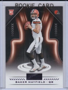 BAKER MAYFIELD ROOKIE CARD 2018 Panini Playbook RARE PURPLE VERSION $$ RC Browns - Picture 1 of 2