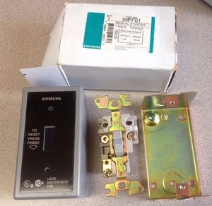 NEW SIEMENS SMFFG1 Manual Starter 1-Pole Toggle Switch 277VAC/1HP 230VDC/0.75HP - Picture 1 of 5