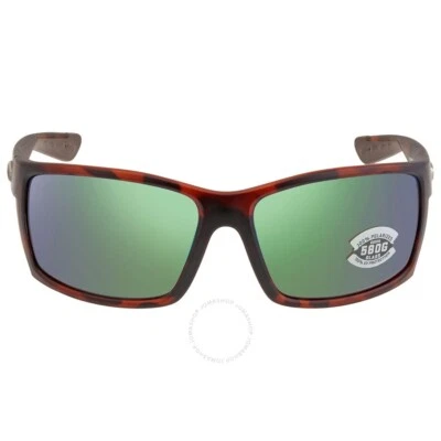 Auténticas gafas de sol COSTA DEL MAR Reefton retro verde tortuga espejo 580G Foto 1 de 3
