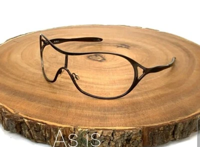 Oakley Sunglasses As is Deception 004039 04 FRAME ONLY Women Bronze Brown 115 mm - Image 1 of 4