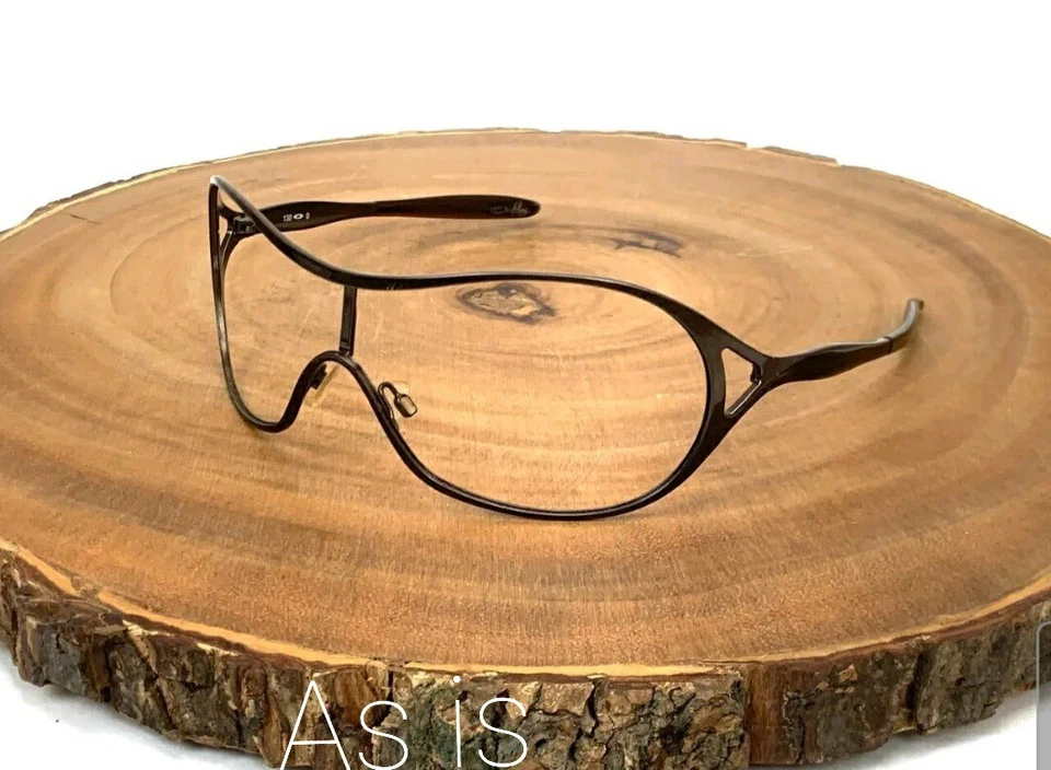 Oakley Sunglasses As is Deception 004039 04 FRAME ONLY Women Bronze Brown 115 mm - Image 1 of 4