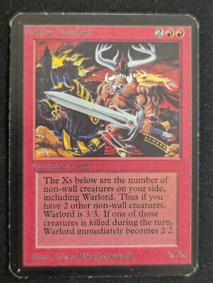 Keldon Warlord - Alpha - LP - MTG - Magic The Gathering - Red - Creature - Image 1 of 4