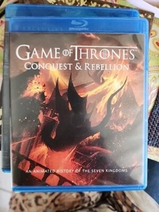 Game Of Thrones - Conquest & Rebellion (Animated, Blu-ray Disc, 2017) - Picture 1 of 2
