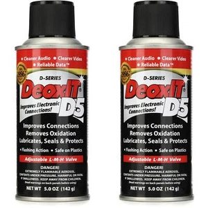 CAIG Laboratories DeoxIT D5 Contact Cleaner 5% Solutions (2 Pack) - Picture 1 of 1