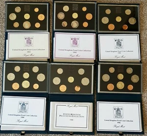 BIRTHDAY 1983-1988 ROYAL MINT PROOF COIN YEAR SETS PICK YEAR IDEAL GIFT - Picture 1 of 7