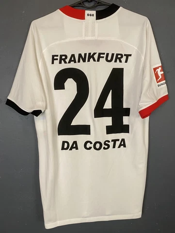 MEN'S EINTRACHT FRANKFURT 2019/2020 DA COSTA SOCCER FOOTBALL SHIRT JERSEY SIZE M Cover