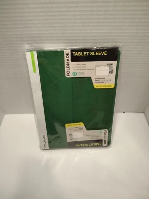Foldmade Paperboard Tablet Sleeve Magnetic Closure• Green - Image 1 of 2