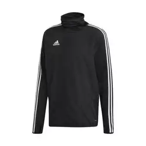 Para Hombre Adidas Tiro 19 Clima Entrenamiento Top con Cuello Calentador Sudadera Negra - Imagen 1 de 3
