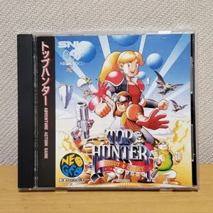 Neo Geo CD Top Hunter software CD-ROM Retro Game Used jp - Picture 1 of 4