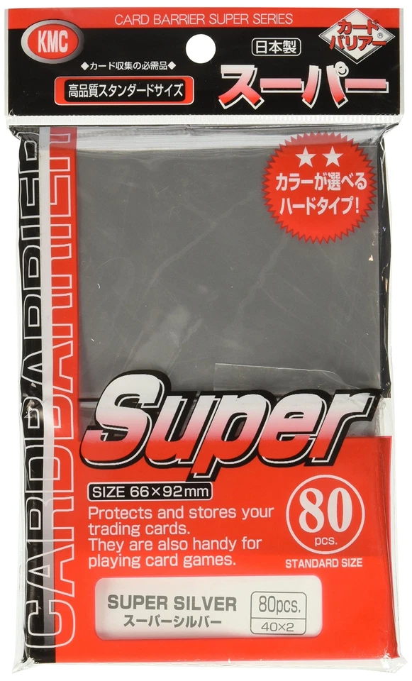 KMC Super Silver Sleeves - 80 Stück - Silber - Bild 1 von 1