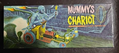 Original AURORA MUMMY'S CHARIOT Kit #459-98 ---1964--- - Image 1 of 4