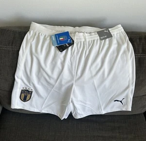 Puma Authentic Italy Italia National Team White Soccer Shorts Men’s Sz: XL - Picture 1 of 5