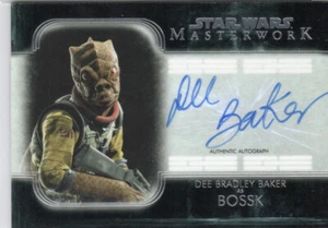 Star Wars Masterwork 2020 Auto Autograph A-DBB Dee Bradley Baker as Bossk - Picture 1 of 1
