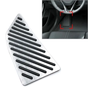 LHD-Edelstahl-Fußstützenpedalabdeckung für Toyota Corolla 2019–2022 - Picture 1 of 5