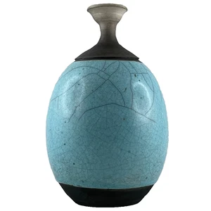 VASE RAKU Céramique BERNARD LECOMTE à MENTON, vallauris/finidori/montalto... - Picture 1 of 11