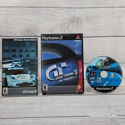Gran Turismo 3 (PS2, Playstation 2, 2001) con Manual Completo | CIB | Probado Foto 1 de 3