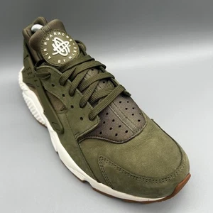 Scarpe Nike Air Huarache Run Medium Olive 318429-201 2017 da uomo UK 8 - Foto 1 di 8