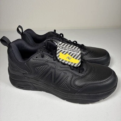 Sapato Feminino New Balance 857v3 Triplo Preto (WX857AB3) Resistente ao Deslizamento Tamanho 11” - Imagem 1 de 4