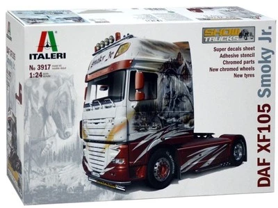 ITALERI - DAF XF 105 Smoky Jr. 4x2 Mostra Modello in scala di camion da assem... - Immagine 1 di 4