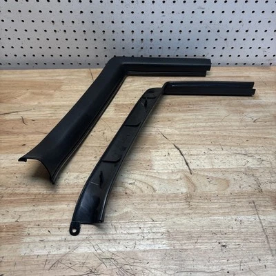 Par de paneles interiores de vidrio para Toyota Celica Coupé 82-85 cuarto izquierdo derecho negro Foto 1 de 4