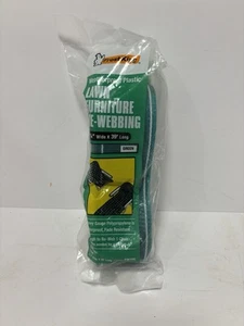 Frost King Lawn Furniture Re-Webbing PW39G Green White Stripe 2.25" x 39' NEW - Picture 1 of 5