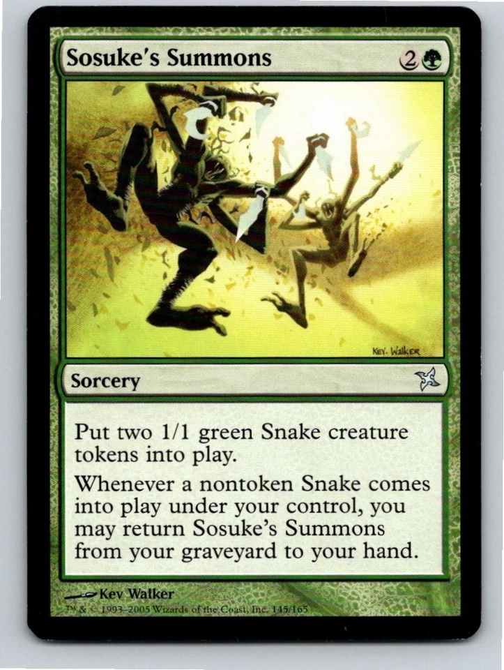 Magic the Gathering Sosuke's Summons Betrayers of Kamigawa MTG Free Shipping! - Image 1 of 1