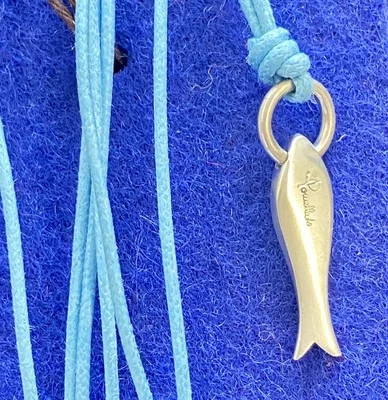 Pomellato Dodo Collana Ciondolo Sardina Pesce Pesciolino Limited Edition Argento - Immagine 1 di 4