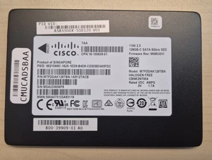 Cisco 128GB-C SATA 2.5'' SSD SED MTFDDAK128TBN Gebraucht - Bild 1 von 1