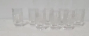 Juego de 8 vasos de cristal IITTALA Finlandia abeto Kuusi de Jorma Vennola - Imagen 1 de 2